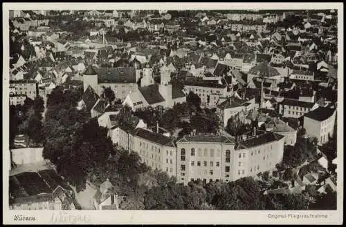 Ansichtskarte Wurzen Luftbild 1949/1938