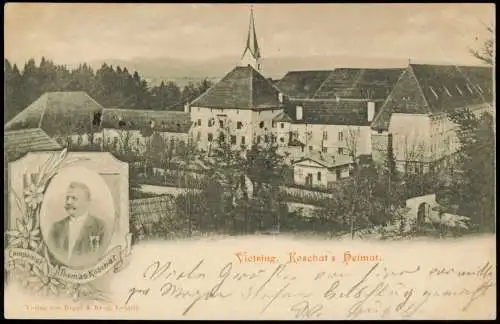 Ansichtskarte Viktring-Klagenfurt Victring Koschat's Heimat 2 Bild 1899