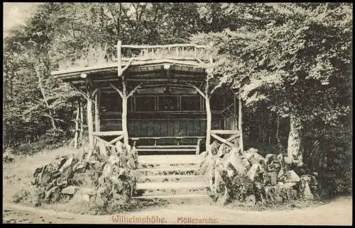 Ansichtskarte Bad Wilhelmshöhe-Kassel Möllersruhe - Hütte 1912