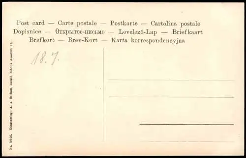 Ansichtskarte Bad Wilhelmshöhe-Kassel Möllersruhe - Hütte 1912