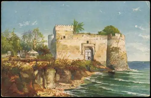 Postcard Kilwa Kivinje Stadt 1914  Deutsch Ostafrika Kolonie Tansania