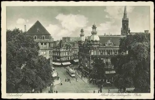 Ansichtskarte Düsseldorf Albert-Leo-Schlageter-Platz 1928