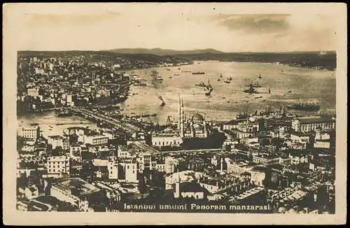 Istanbul Konstantinopel | Constantinople umumi Panoram manzarasi 1933