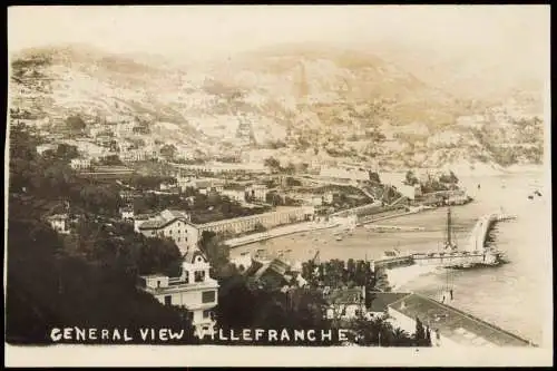 CPA Villefranche-sur-Mer General View 1916