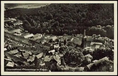 Ansichtskarte Güntersberge (Harz)-Harzgerode Luftbild Fliegeraufnahme 1939