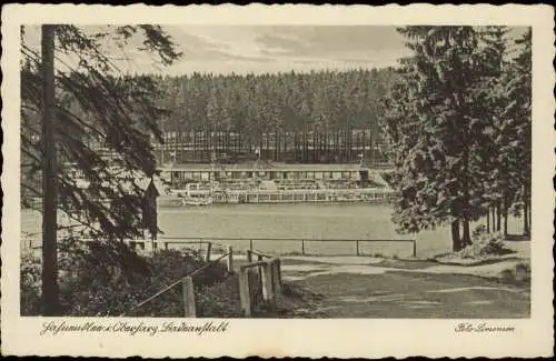 Ansichtskarte Hahnenklee-Bockswiese-Goslar Badeanstalt 1932