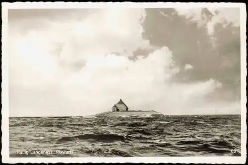 Langeneß Langeness Hallig Langenæs Hallig Langeness. Rixwarft Nordsee 1930