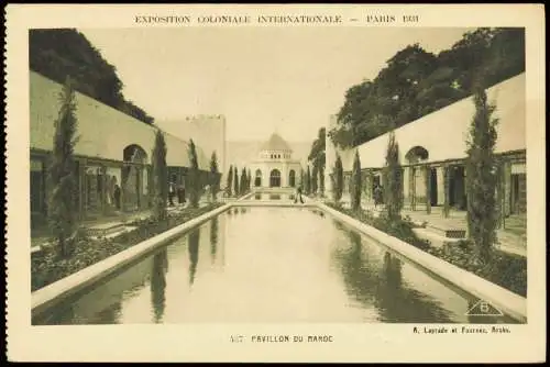 CPA Paris EXPO COLONIALE INTERNATIONALE Pavillon Maroc 1931