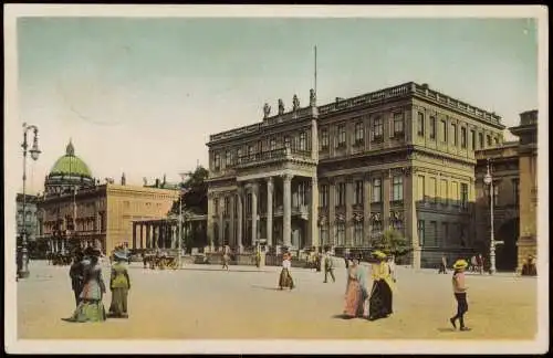 Ansichtskarte Mitte-Berlin Kronprinzenpalais - Unter den Linden 1912