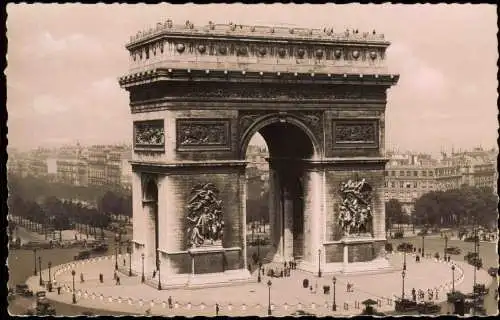 CPA Paris L'Arc de Triomphe - Fotokarte 1953