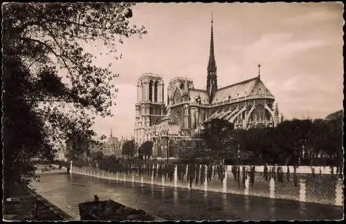 CPA Paris Kathedrale Notre-Dame de Paris 1962