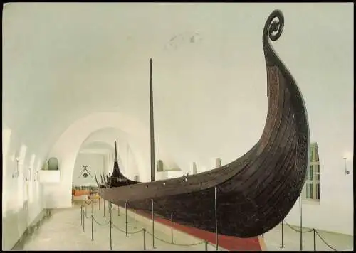 Postcard Oslo Kristiania The Viking Ships Museum. Osebergskipet 1991