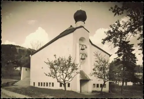 Ansichtskarte Schliersee Evangelische Kirche 1962