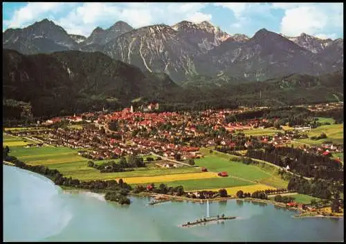 Ansichtskarte Füssen Luftbild 1982