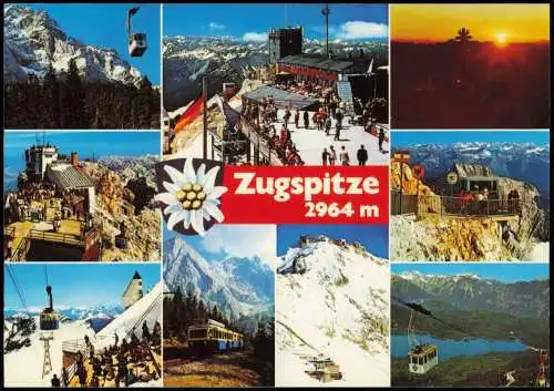 Ansichtskarte Grainau Zugspitze - Wettersteingebirge Mehrbildkarte 1981
