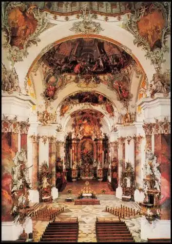 Ansichtskarte Ottobeuren Basilika - Altar 1981