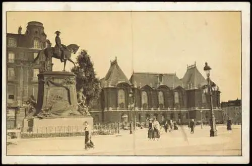 CPA Lille Faidherbe Denkmal Museum 1916  gel. Feldpoststempel