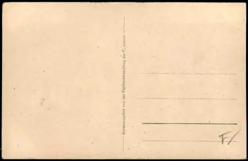 CPA Stenay Doppeldecker über der Stadt WK1 1916