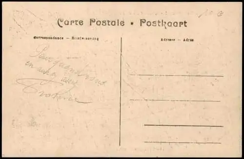 Postkaart Brasschaat Camp - Obusier 25 c. A. Geschütz 1916  Anvers Antwerpen