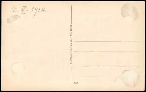 Bad Staffelstein Kirche, Klause und Einsiedler Valentin Staffelsberg 1914
