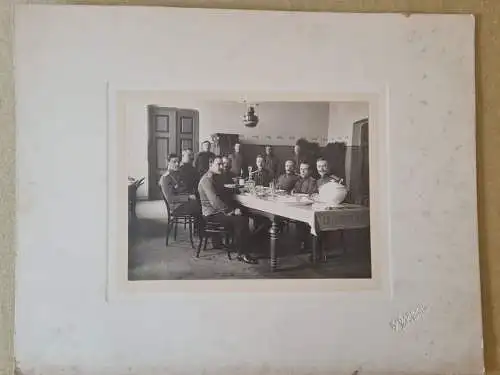 Postcard Siedlce Krankenhaus Soldaten am Tisch 1928