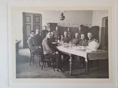 Postcard Siedlce Krankenhaus Soldaten am Tisch 1928