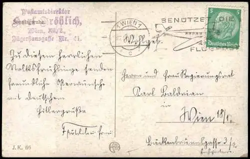 Ansichtskarte  Künstlerkarte Gemälde Art: "Sonntagsruhe" 1933