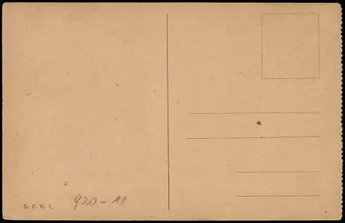 Unterach am Attersee Attersee, Schloß Kammer (signierte Künstlerkarte) 1920