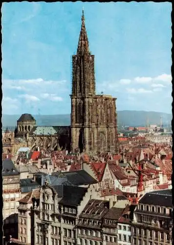 Straßburg Strasbourg Kathedrale Cathédrale Münster Kirche 1966