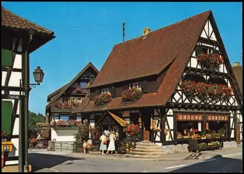 Ansichtskarte Sasbachwalden Blumen- und Weinort Sasbachwalden 1985