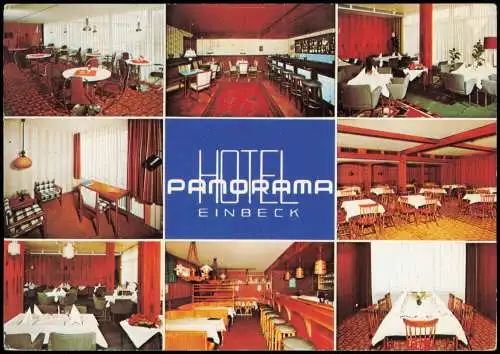 Ansichtskarte Einbeck Mehrbildkarte Hotel PAMORAMA 1976/1975