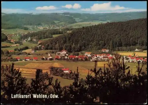 Wahlen Odenwald Grasellenbach Panorama-Ansicht Luftkurort Wahlen Odenwald 1975