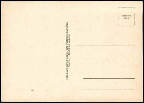 Wahlen Odenwald Grasellenbach Panorama-Ansicht Luftkurort Wahlen Odenwald 1975