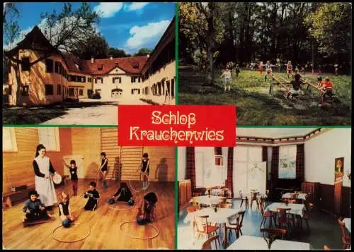 Ansichtskarte Inzigkofen Schloss Krauchenwies (Mehrbildkarte) 1980