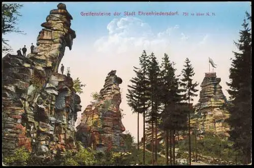 Ehrenfriedersdorf Greifenstein-Berghaus der Stadt Ehrenfriedersdorf 1920