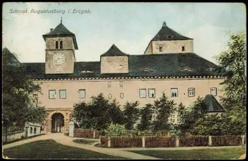 Ansichtskarte Augustusburg Erzgebirge Schloss Augustusburg i. Erzgebirge 1910