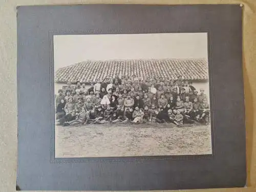 .Russland Rußland Россия Gruppenbild Soldaten und Nonnen 1917 Privatfoto