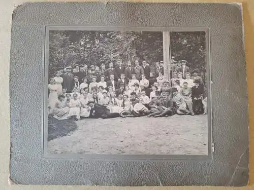 Ansichtskarte  Gruppenfoto Frauen Soldaten Burschenschaft 1912