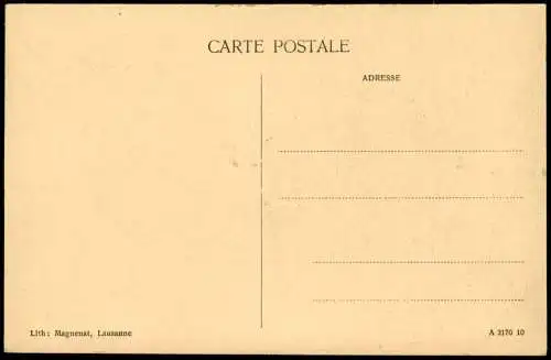 Ansichtskarte Lausanne HOTEL-PENSION-FAMILLE CHATEAU FLORIMONT 1926