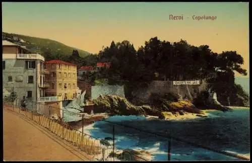 Cartoline Nervi-Genua Genova (Zena) Capolungo 1915