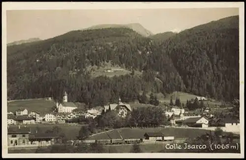 Cartoline Gossensaß Colle Isarco Stadtpartie - Bahnhof 1925  Südtirol