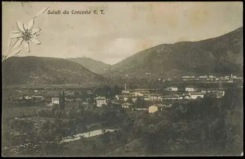 Cartoline Concesio Lombardei Stadt Fabrik 1919  Italia Italien