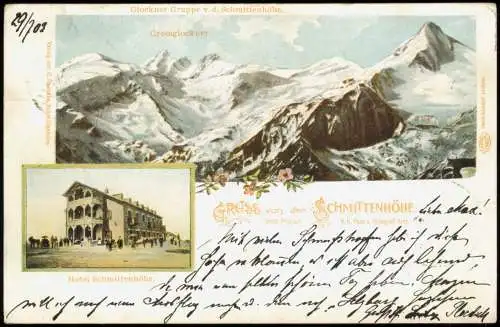 Ansichtskarte Zell am See Großglockner Hotel Schmittenhöhe 2 Bild 1903