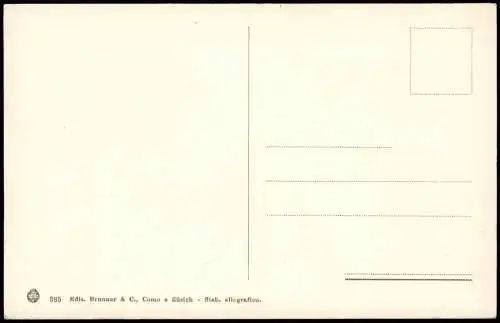 Cartoline Como Como e Brunate, viste dal Baradello. 1911