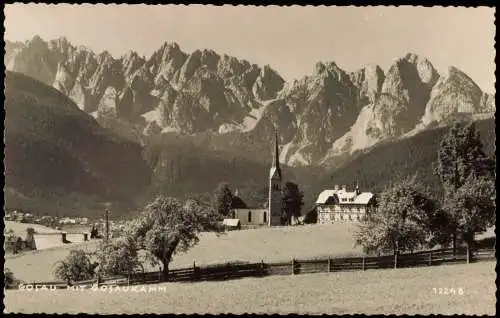 Ansichtskarte Gosau Stadtpartie 1950