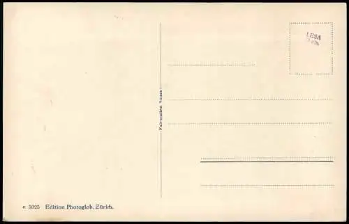 Ansichtskarte Göschenen Elektrischer Zug der Gotthardbahn 1932