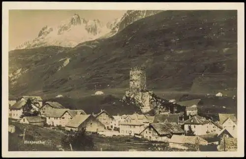 Ansichtskarte Andermatt Hospenthal - Fotokarte 1930  Schweiz Helvetia