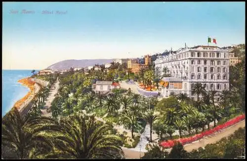 Cartoline San Remo Sanremo Hotel Royal 1913  Italien Italia