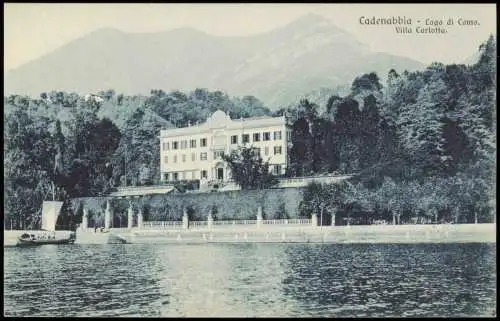 Cartoline Cadenabbia Villa Carlotta. 1919  Italien Italia