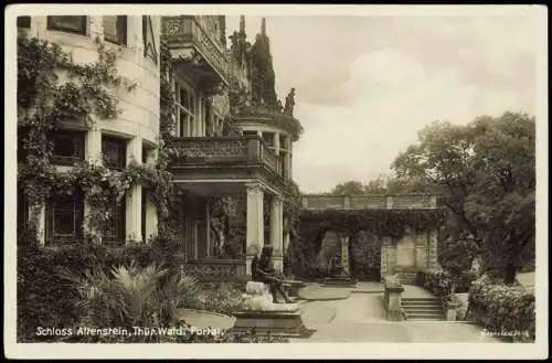Ansichtskarte Bad Liebenstein Schloß Altenstein - Portal - Fotokarte 1930